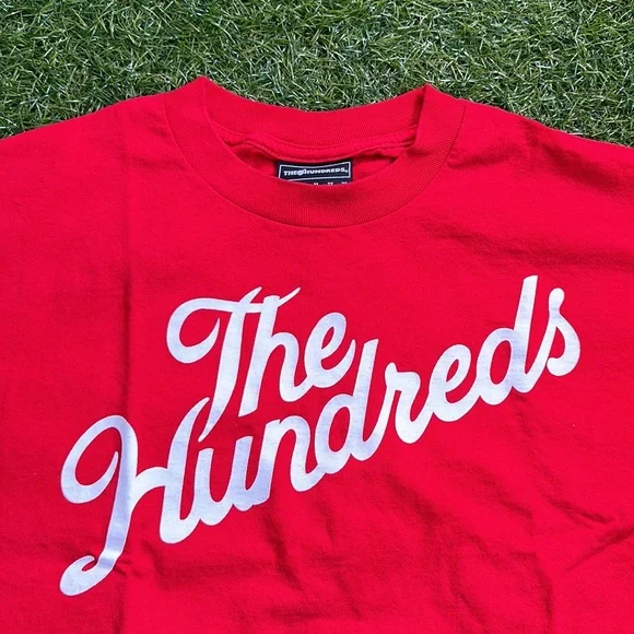 The Hundreds “Classic Script” Logo Short Sleeve Tee - Picture 3 of 5